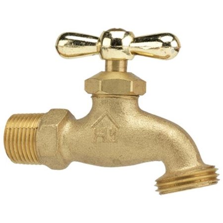 HOMEWERKS Homewerks VHBSTDF4B 0.75 in. Brass Standard Threaded Hose Bibb 798090